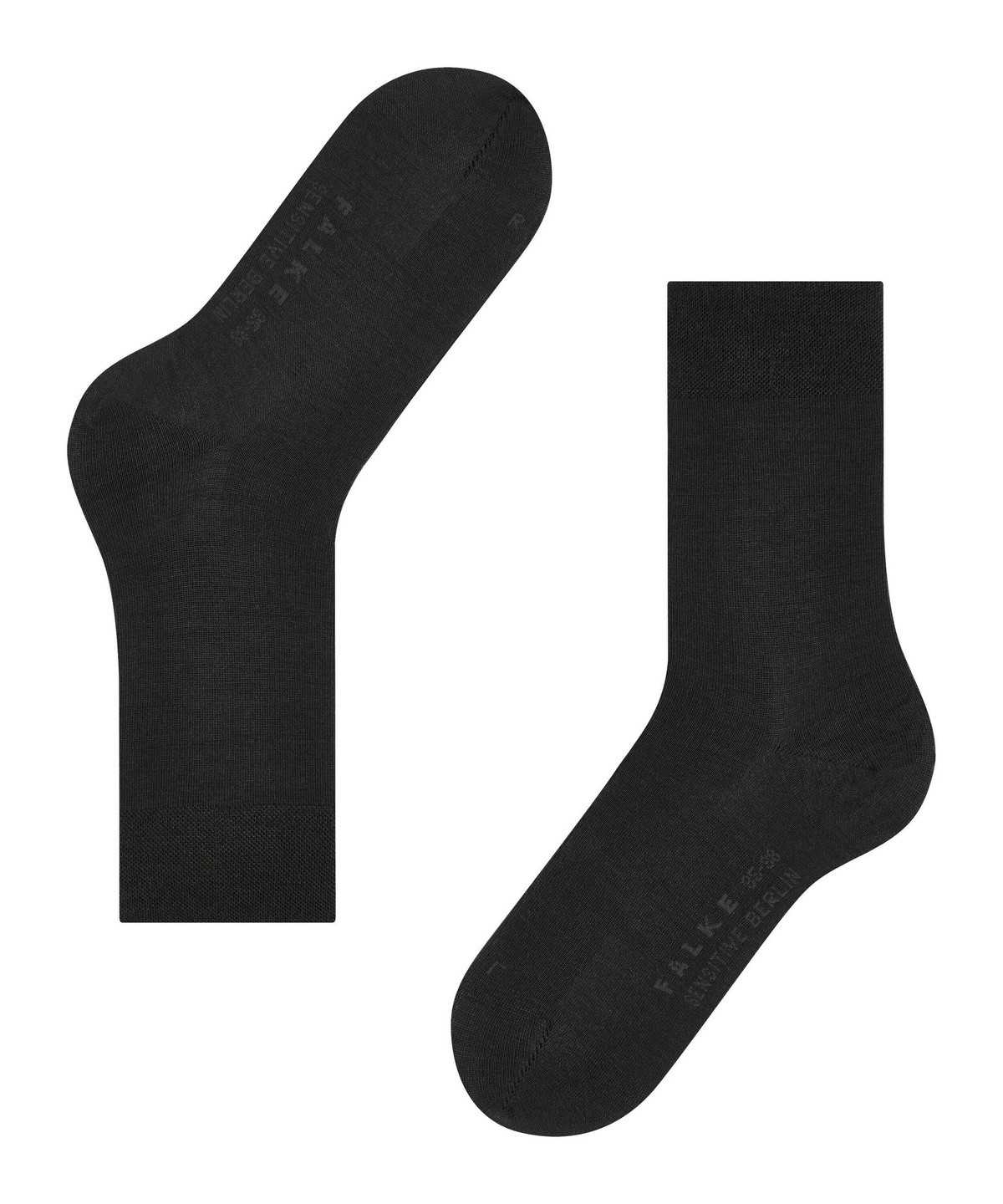 Dámské Ponožky Falke Sensitive Berlin Socks Černé | 7253ZAMCS