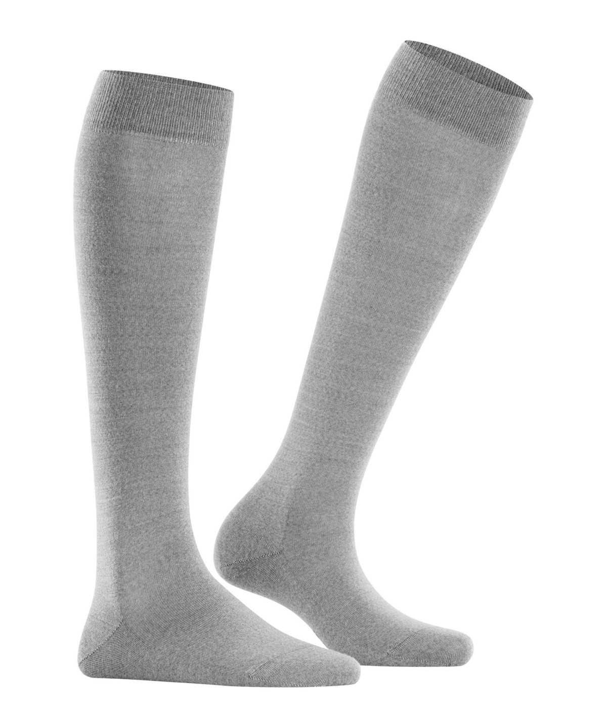 Dámské Ponožky Falke Softmerino Knee-high Socks Šedé | 0379IMGHY