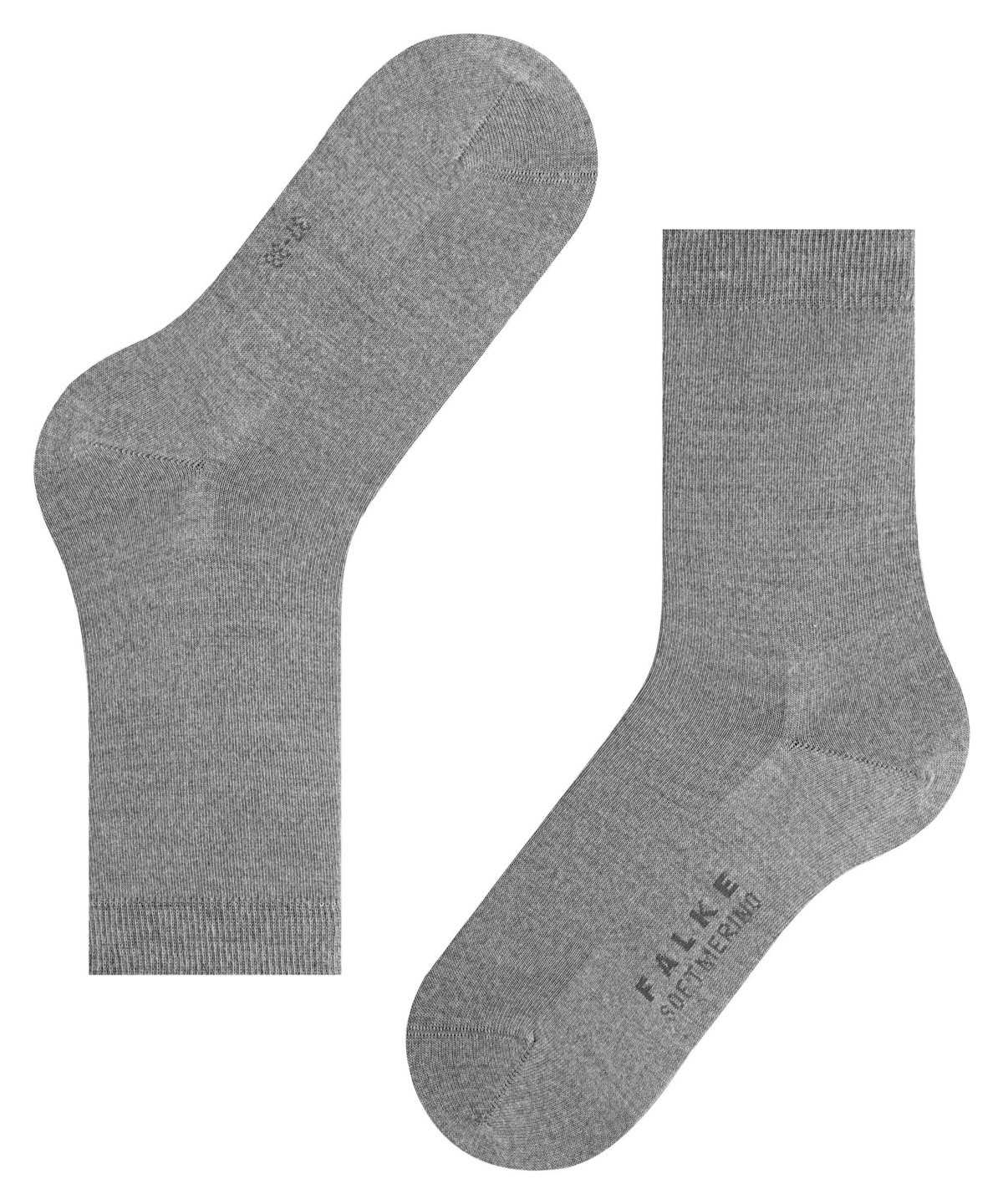 Dámské Ponožky Falke Softmerino Socks Šedé | 2059MIJFU