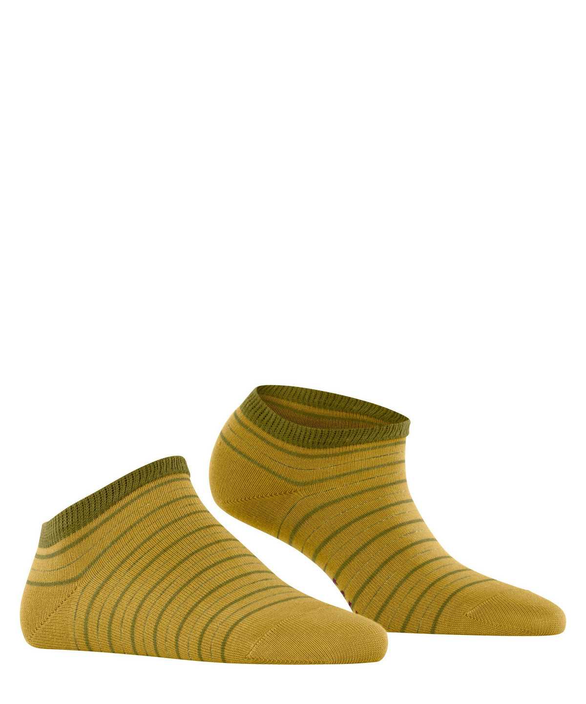 Dámské Ponožky Falke Stripe Shimmer Sneaker Socks Žluté | 8153ASYIG