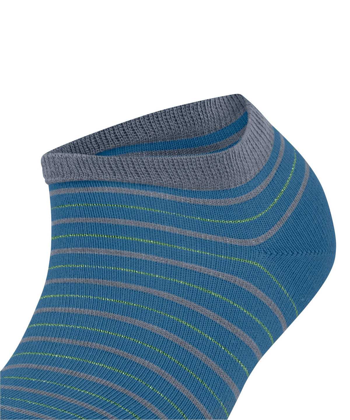 Dámské Ponožky Falke Stripe Shimmer Sneaker Socks Blankyt | 4702FKRBP