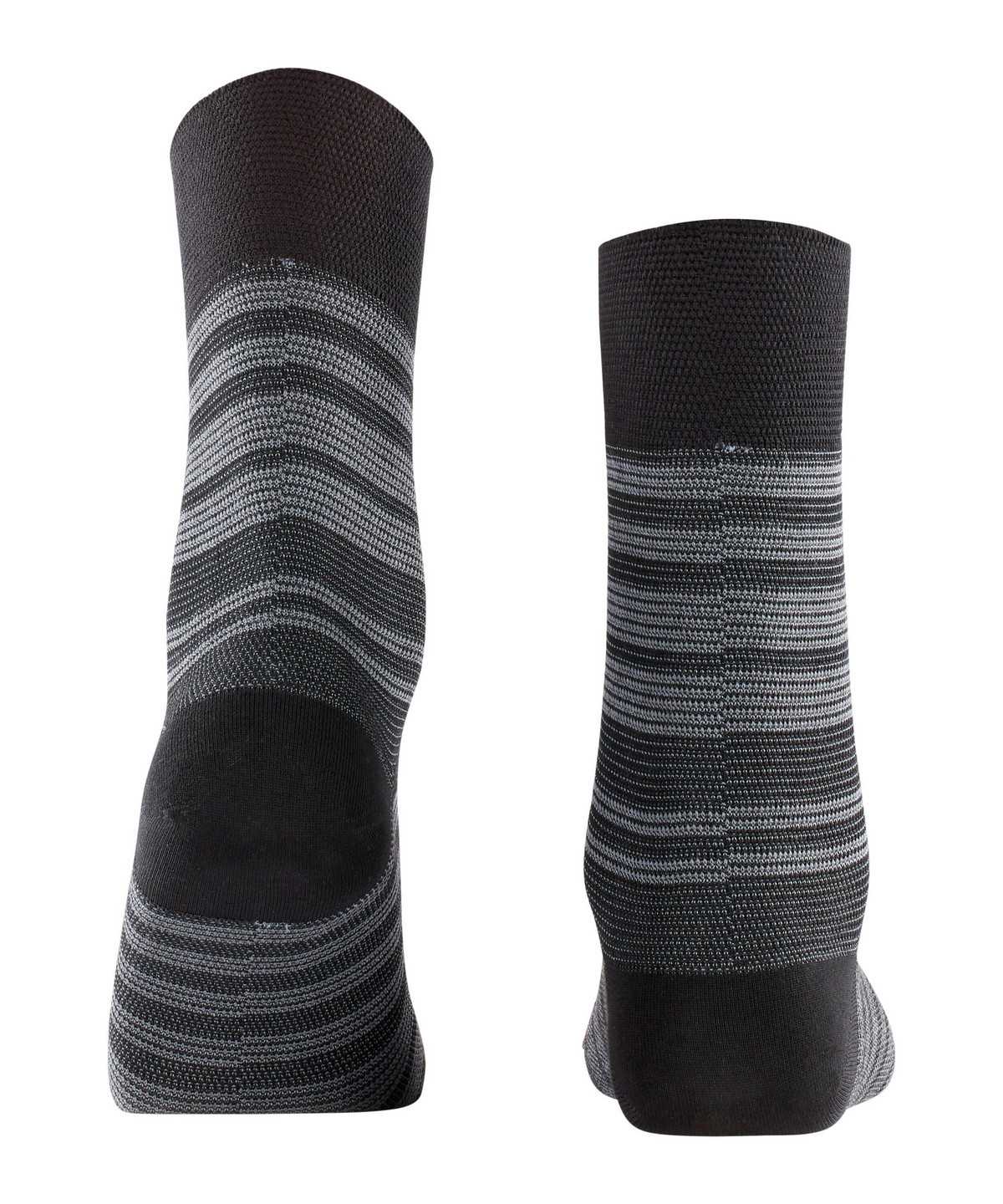 Dámské Ponožky Falke Sunset Stripe Socks Černé | 0185WSVCK