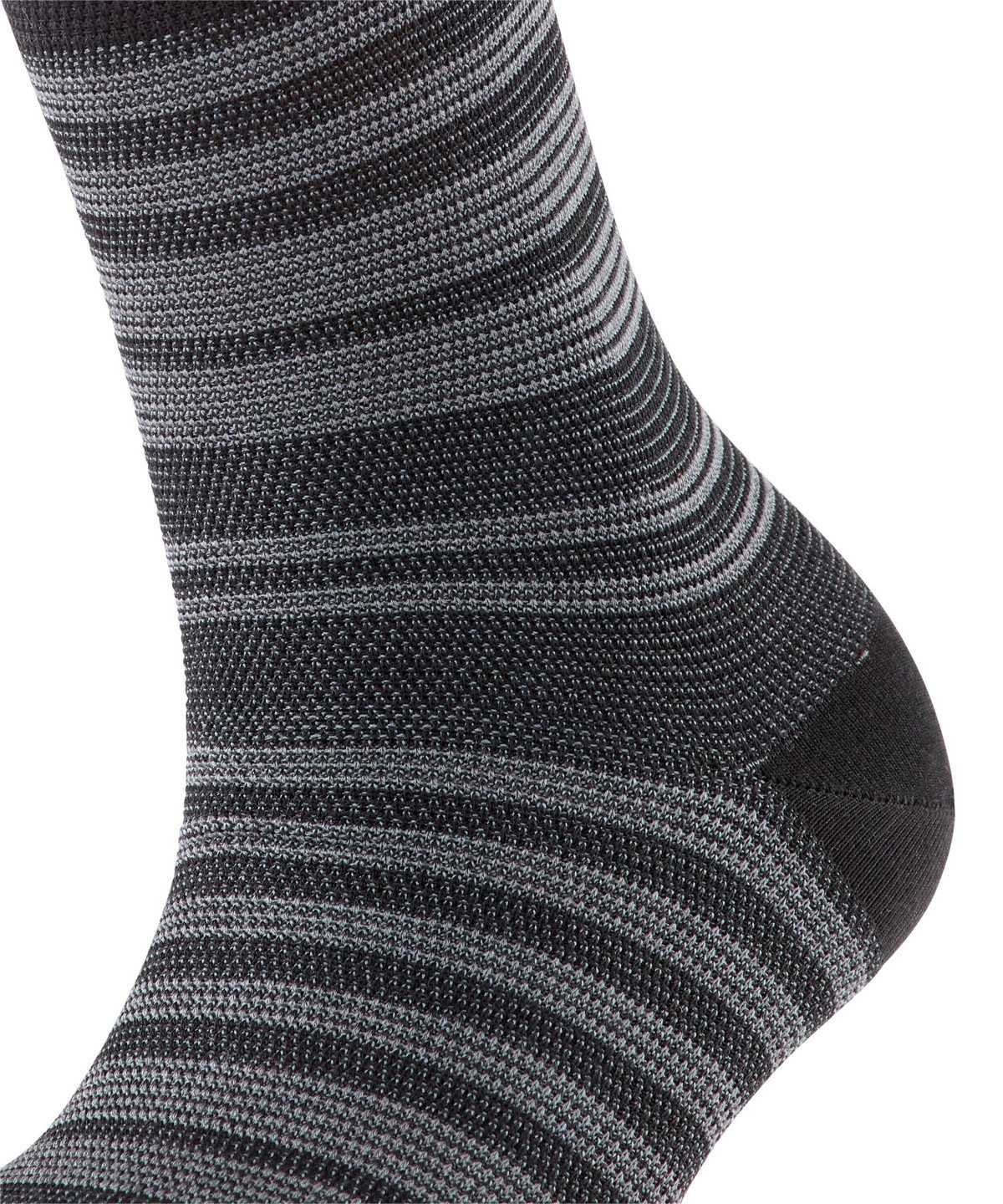 Dámské Ponožky Falke Sunset Stripe Socks Černé | 0185WSVCK