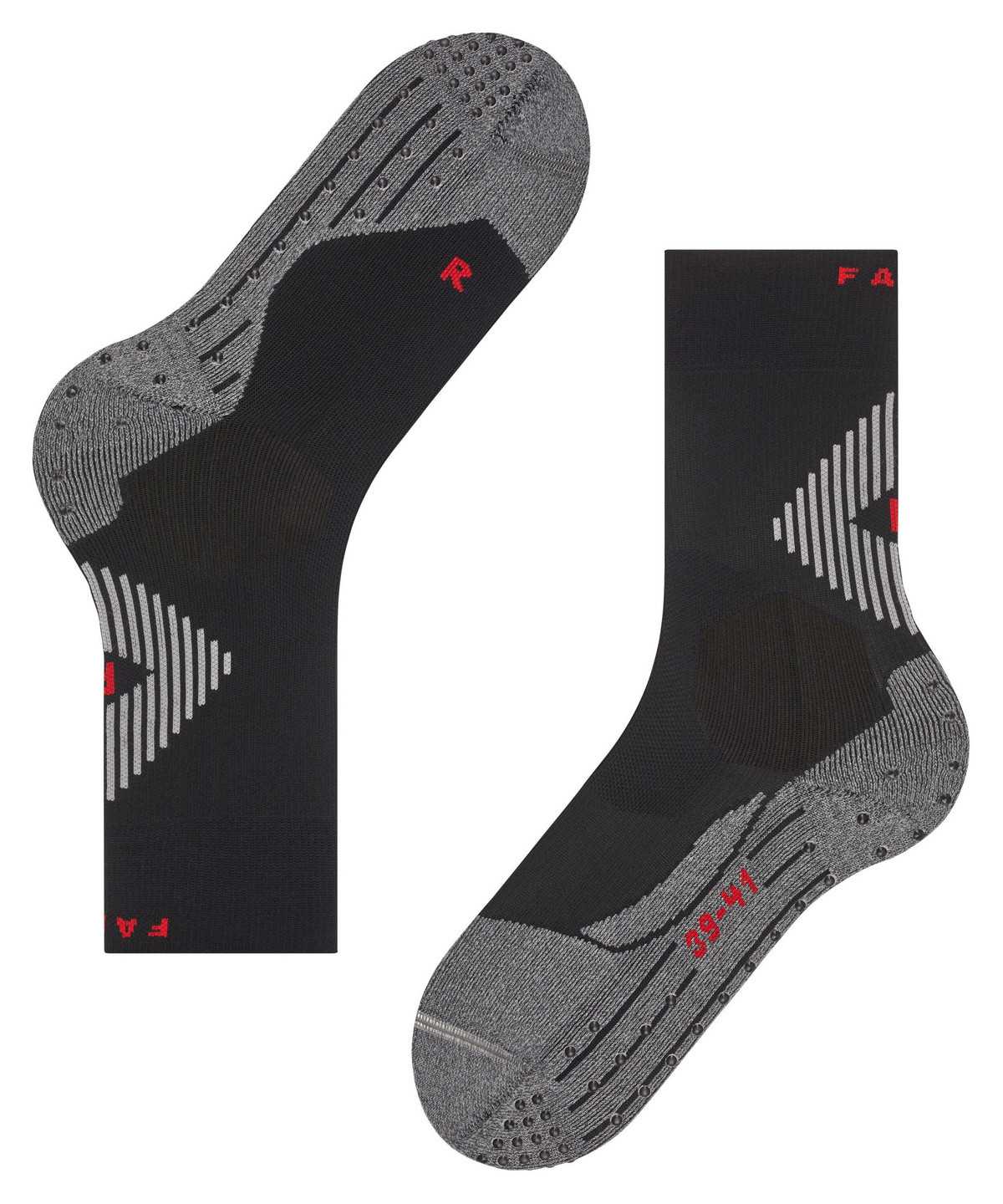 Dámské Sports Socks Falke 4GRIP Stabilizing Socks Černé | 7520MBTIX