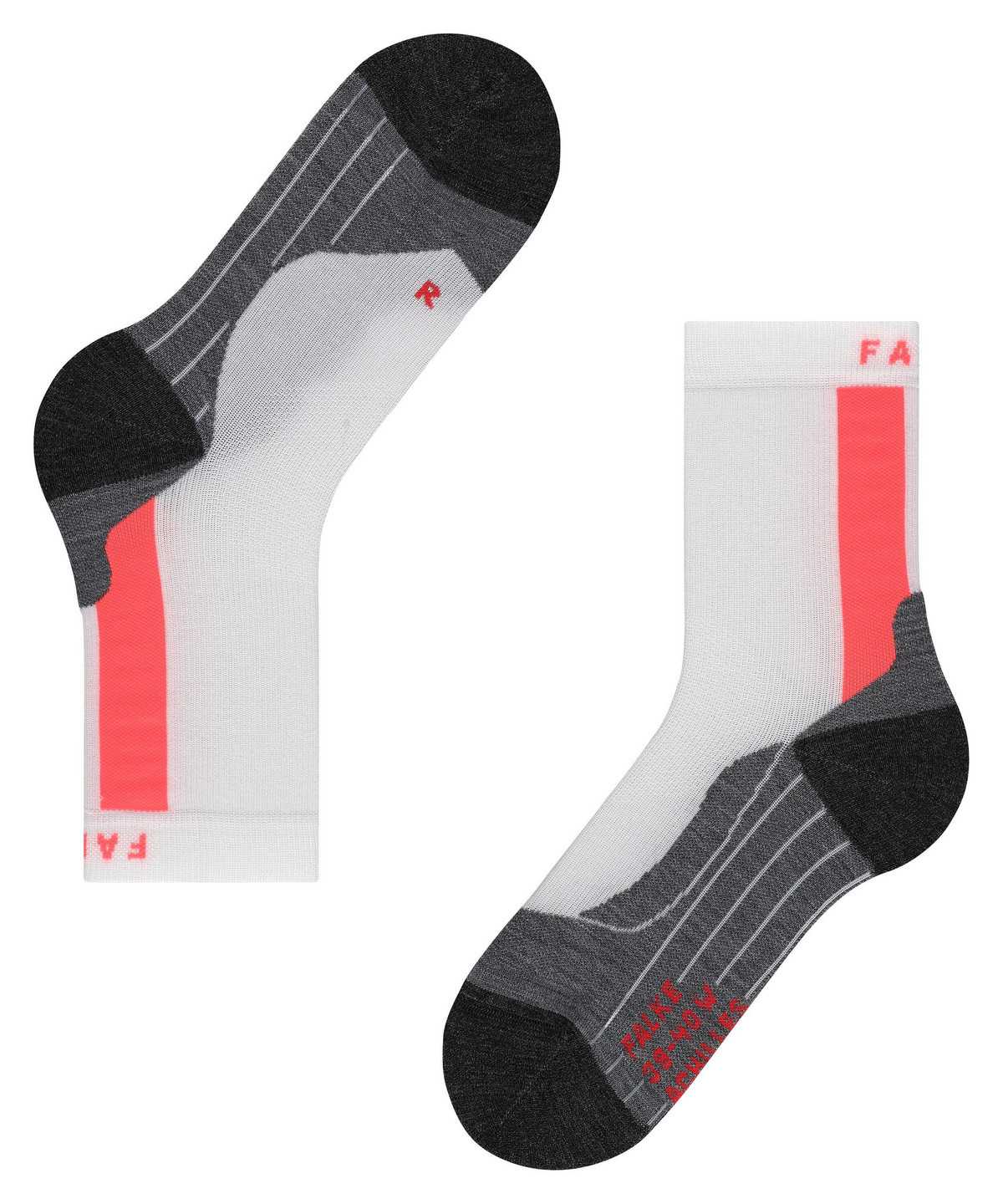 Dámské Sports Socks Falke Achilles Socks Health Bílé | 7896VZQNT