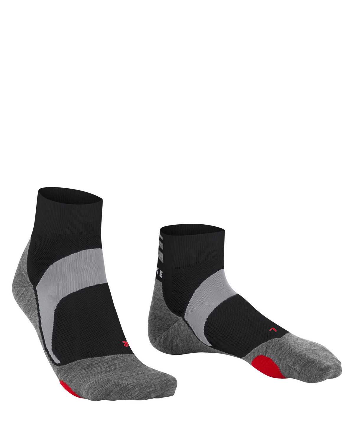 Dámské Sports Socks Falke BC5 Endurance Biking Short sock Černé | 9561LCPUW