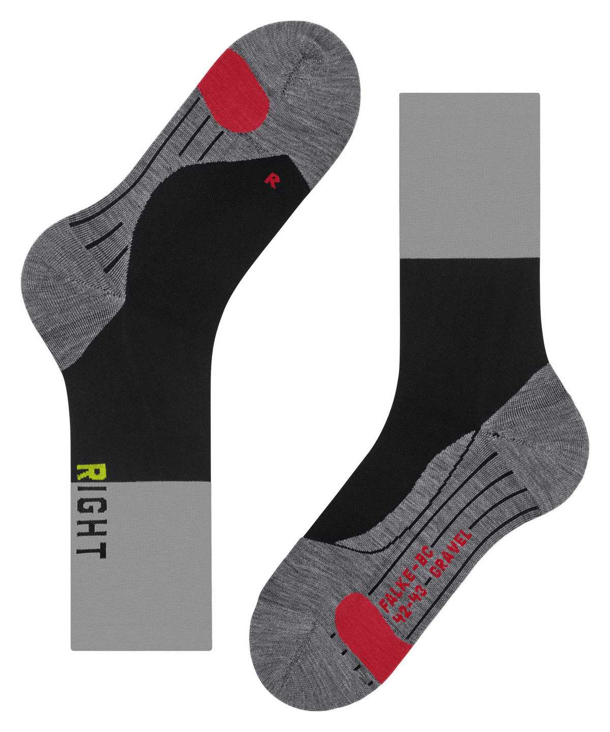 Dámské Sports Socks Falke BC Gravel Biking Socks Černé | 2497OFUGM