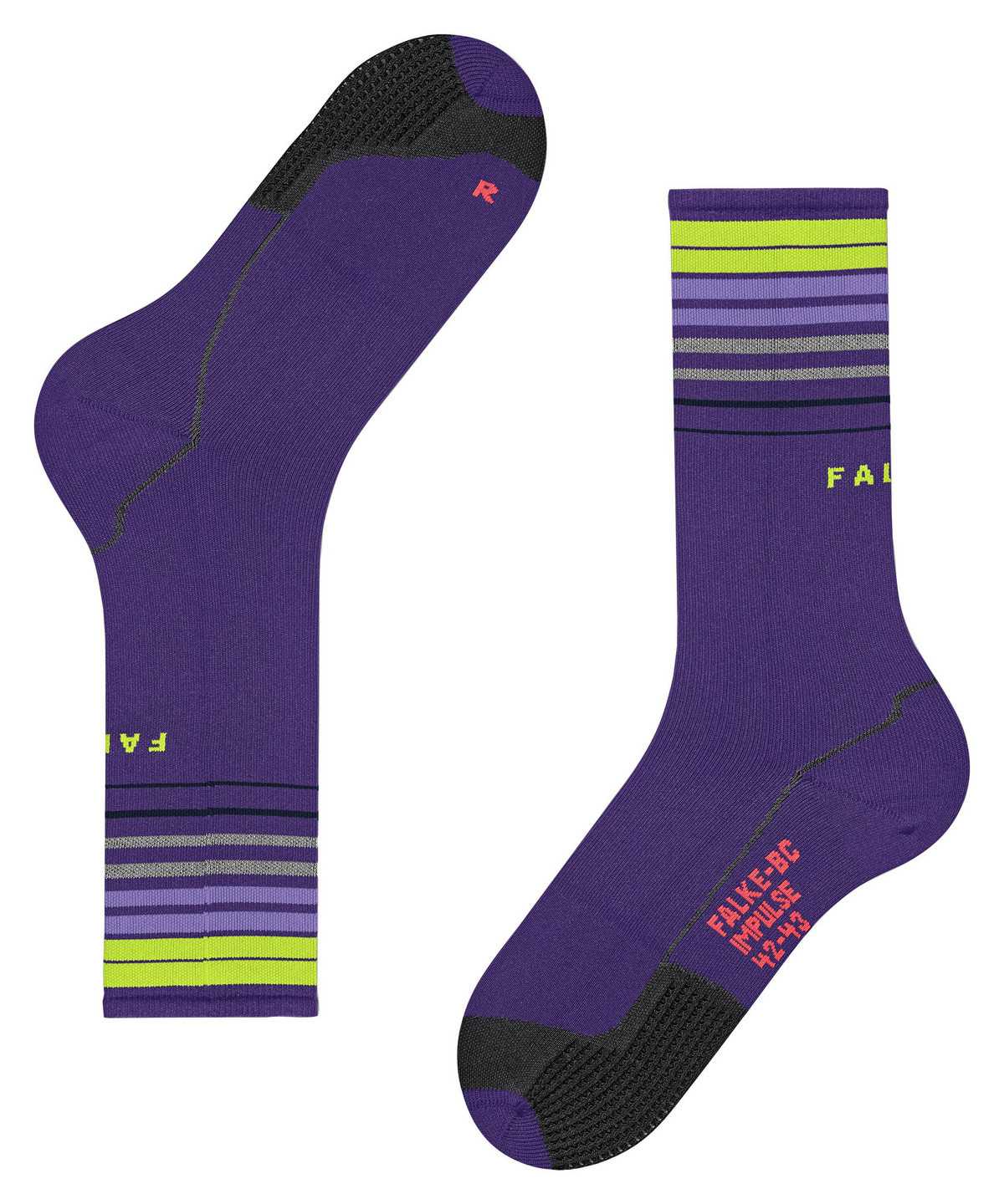 Dámské Sports Socks Falke BC Impulse Biking Socks Fialové | 7496BAXTI