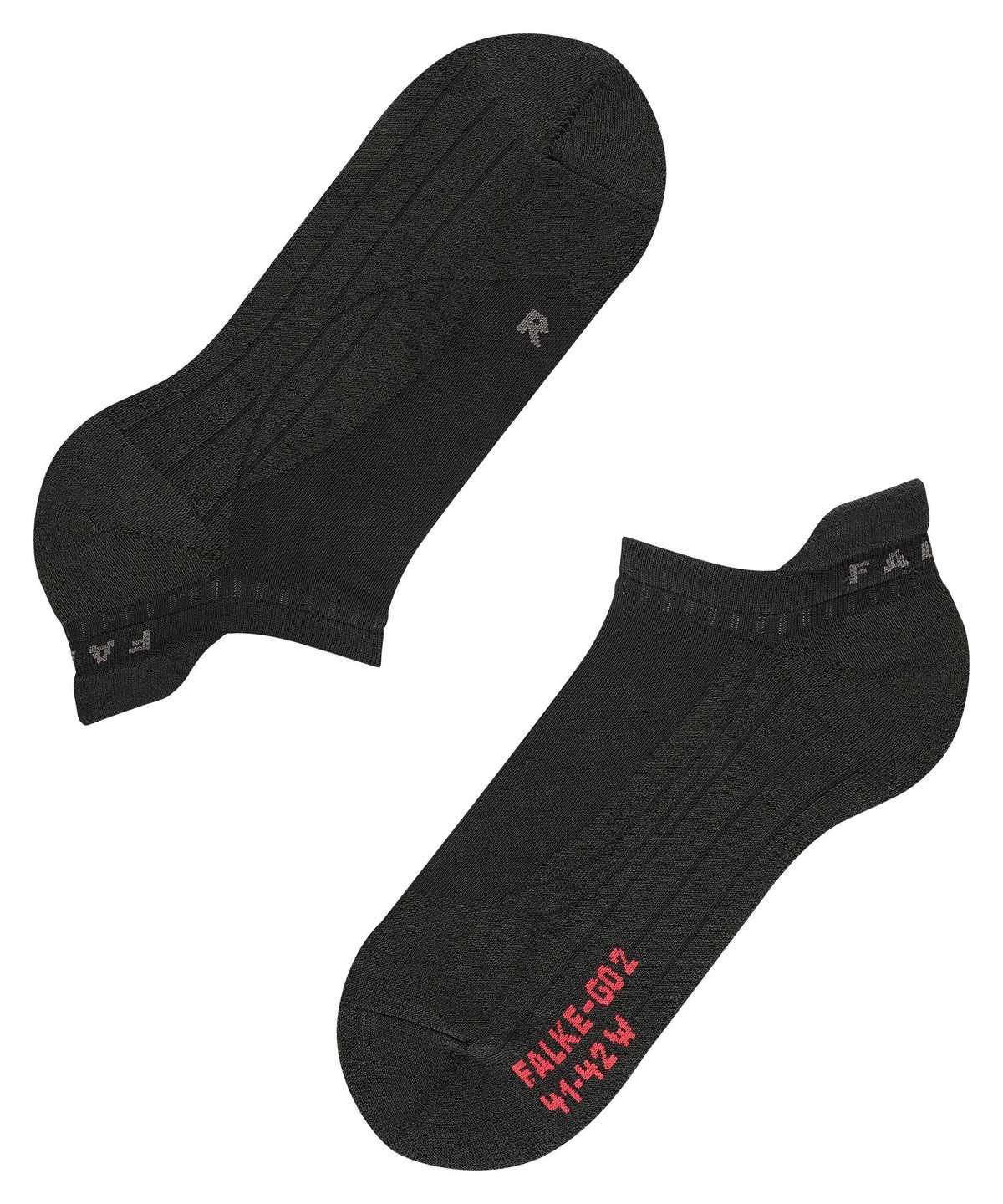 Dámské Sports Socks Falke GO2 Invisible Golf Invisibles Černé | 8391ALBRF