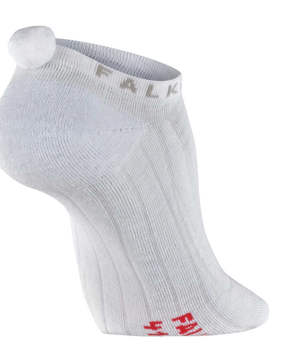 Dámské Sports Socks Falke GO2 Pompom Golf Invisibles Bílé | 2765PFMAN