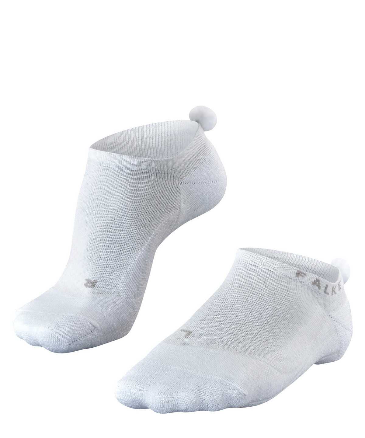 Dámské Sports Socks Falke GO2 Pompom Golf Invisibles Bílé | 2765PFMAN