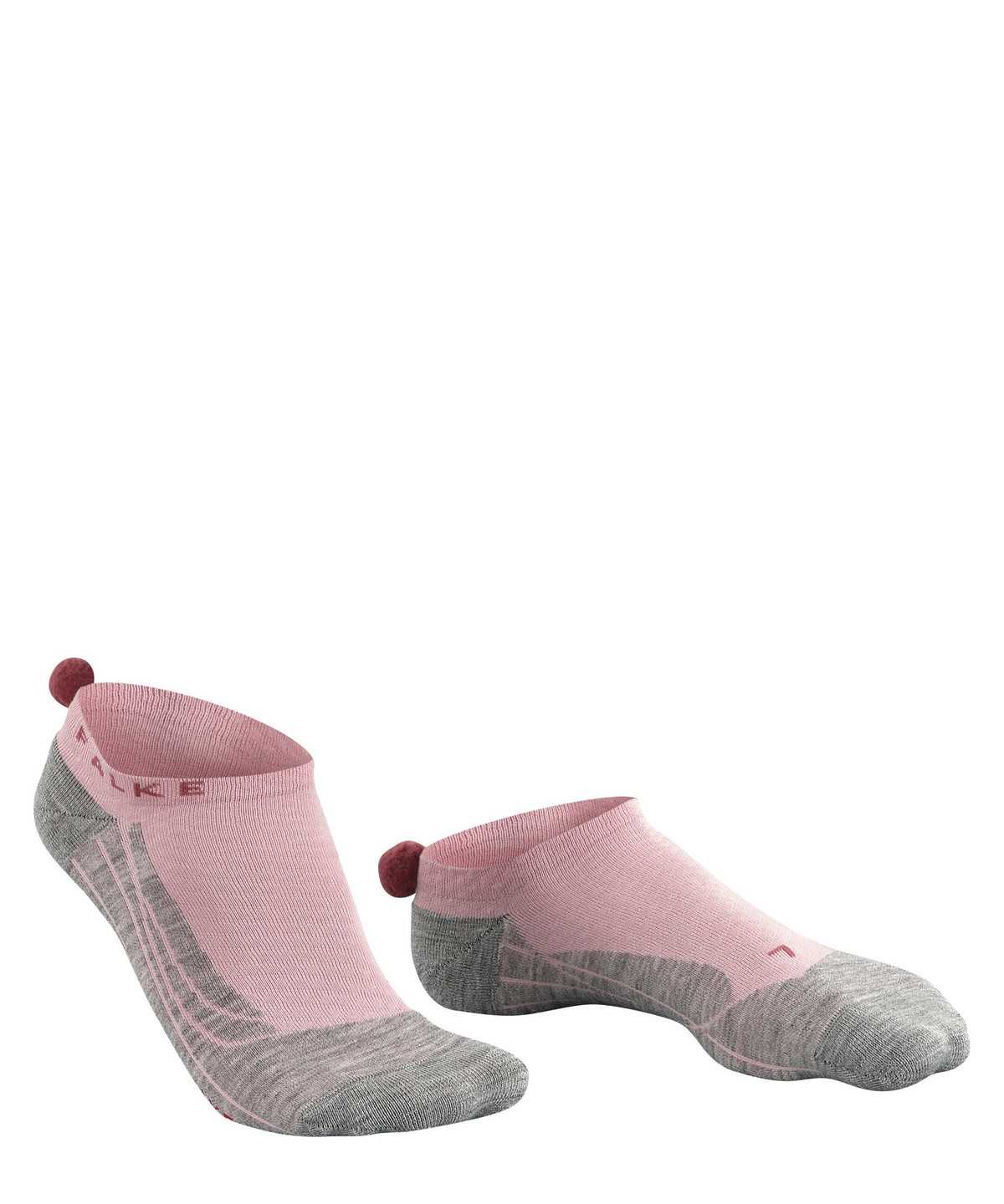 Dámské Sports Socks Falke GO2 Pompom Golf Invisibles Růžové | 8421QKHDC