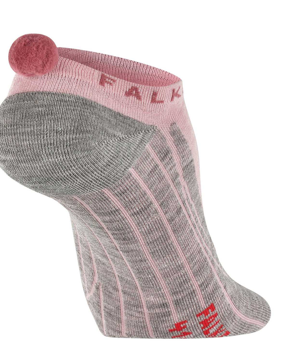 Dámské Sports Socks Falke GO2 Pompom Golf Invisibles Růžové | 8421QKHDC