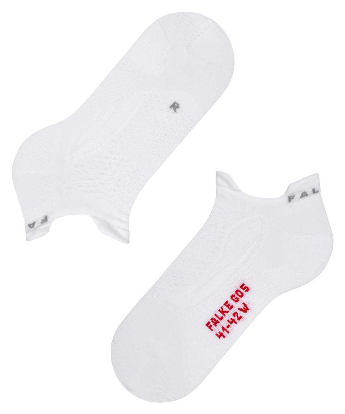 Dámské Sports Socks Falke GO5 Invisible Golf Invisibles Bílé | 9416GENMB