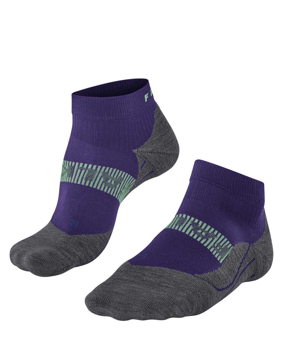 Dámské Sports Socks Falke RU4 Endurance Cool Short Running Short sock Fialové | 3078BEGLC