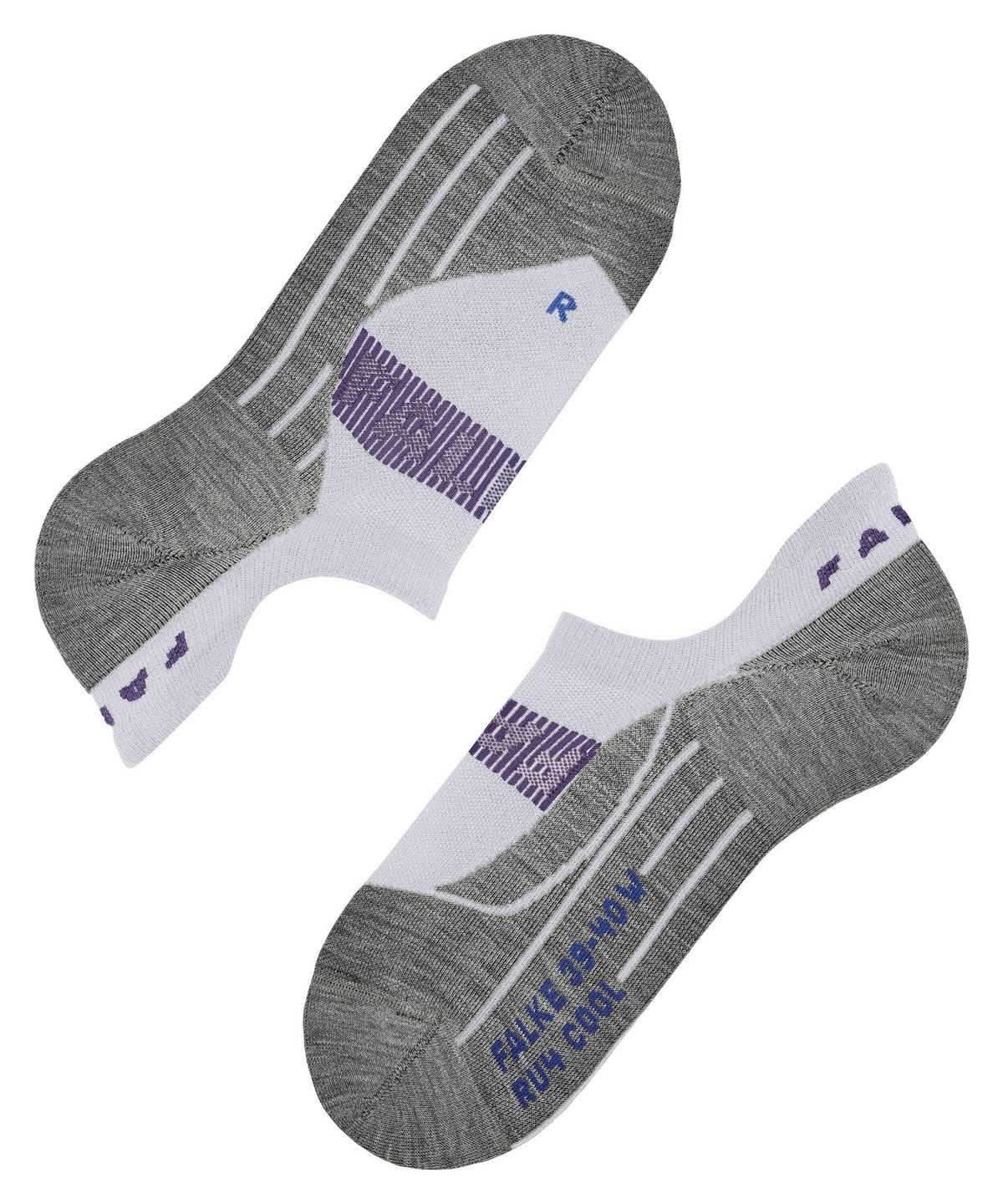 Dámské Sports Socks Falke RU4 Endurance Cool Invisible Running Invisibles Bílé | 2916EQIWK