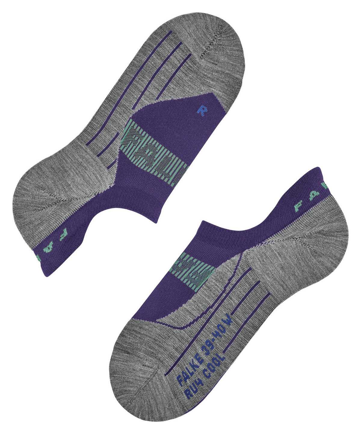 Dámské Sports Socks Falke RU4 Endurance Cool Invisible Running Invisibles Fialové | 2139JODWT