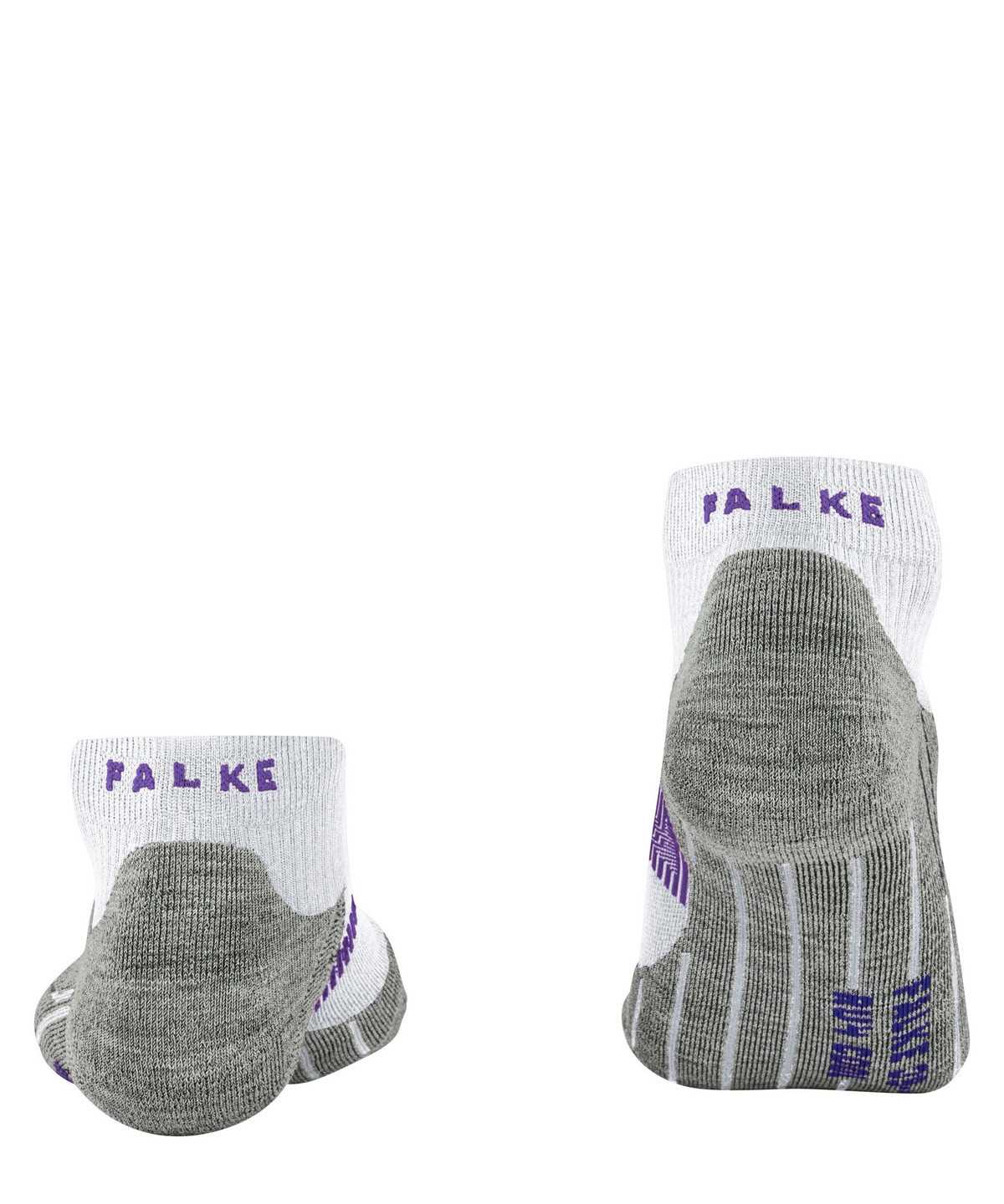 Dámské Sports Socks Falke RU4 Endurance Cool Short Running Short sock Bílé | 9327ESIUX