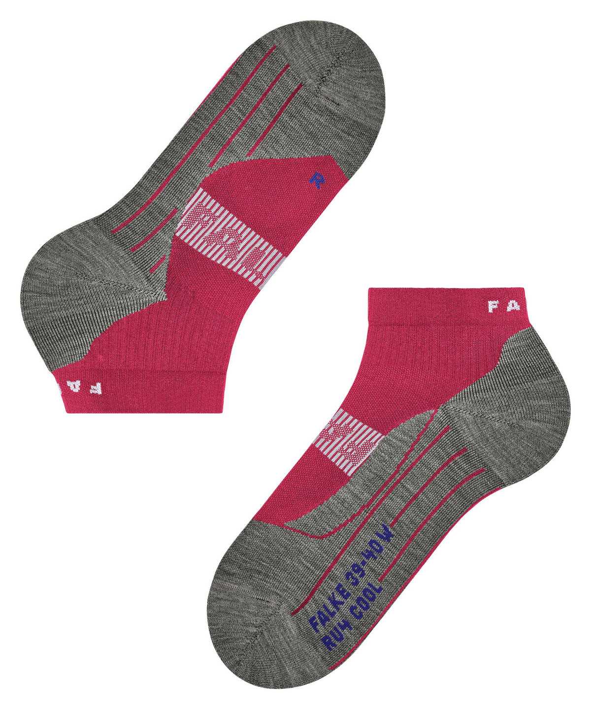 Dámské Sports Socks Falke RU4 Endurance Cool Short Running Short sock Červené | 4896UFIGD