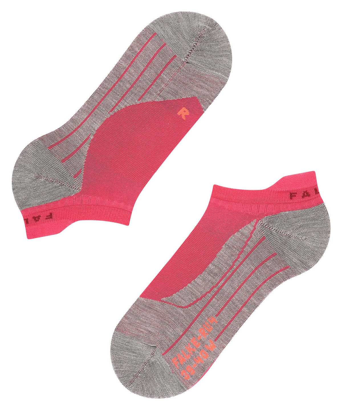 Dámské Sports Socks Falke RU4 Endurance Invisible Running Invisibles Červené | 8403TPCUS