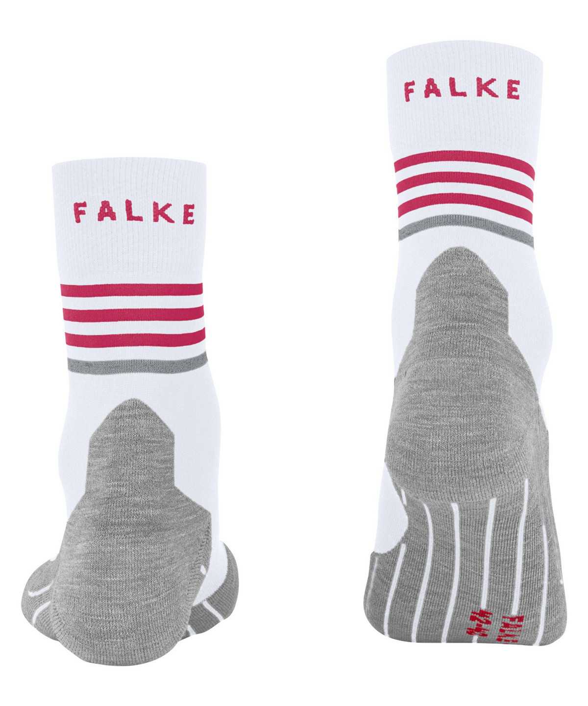 Dámské Sports Socks Falke RU4 Endurance Reflect Running Socks Bílé | 1032FQYEA