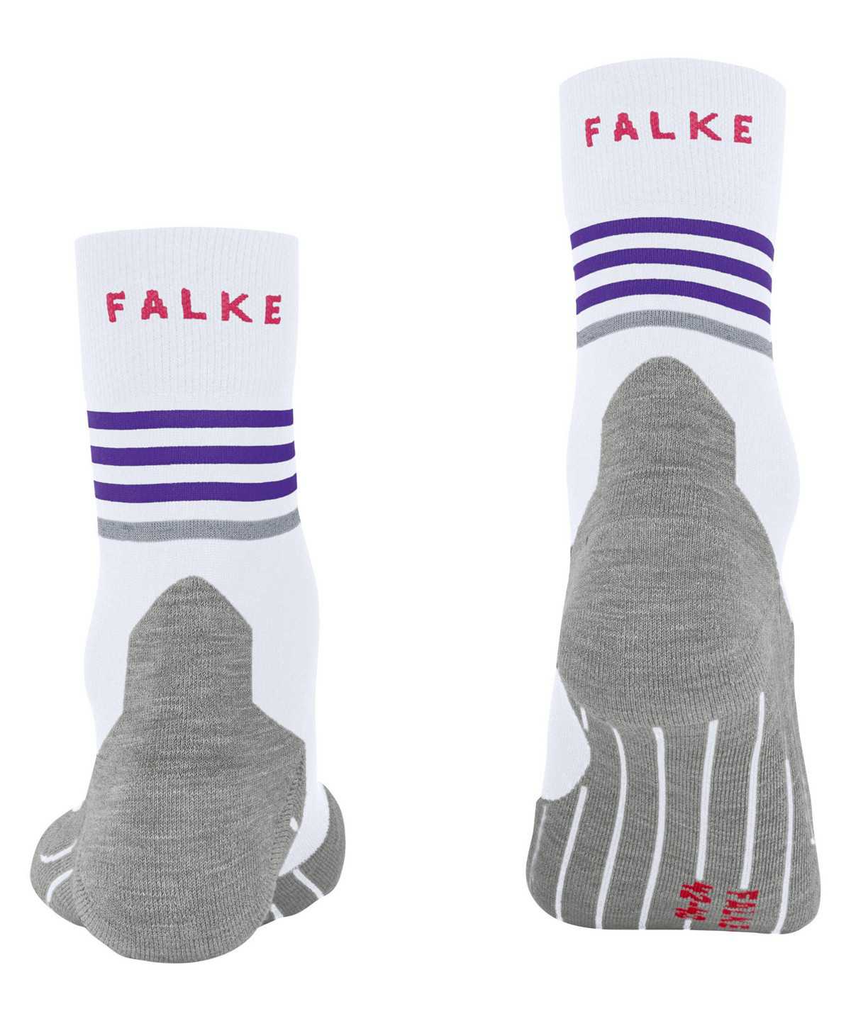 Dámské Sports Socks Falke RU4 Endurance Reflect Running Socks Bílé | 6230KTMLZ