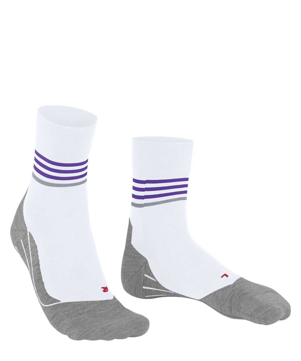 Dámské Sports Socks Falke RU4 Endurance Reflect Running Socks Bílé | 6230KTMLZ