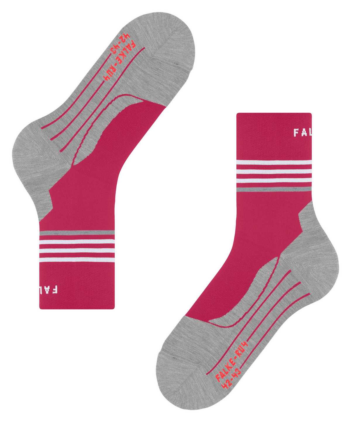 Dámské Sports Socks Falke RU4 Endurance Reflect Running Socks Červené | 6423IWBJV