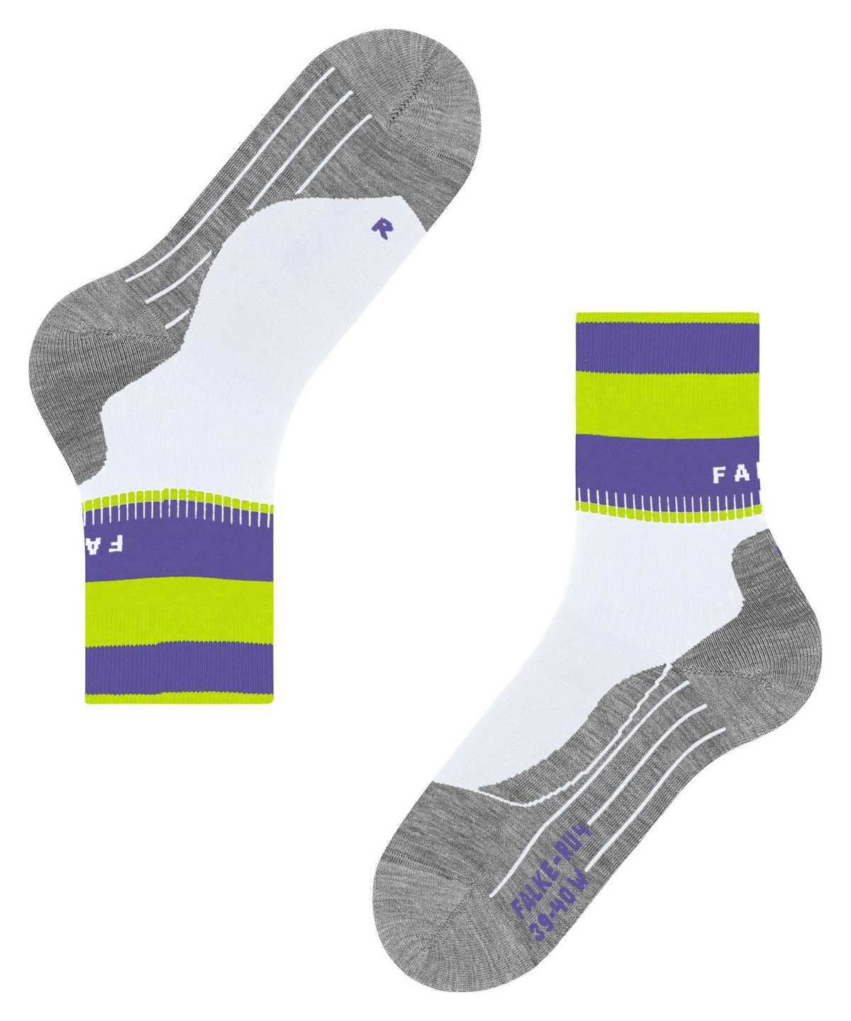 Dámské Sports Socks Falke RU4 Endurance Running Socks Bílé | 1629FOQMC