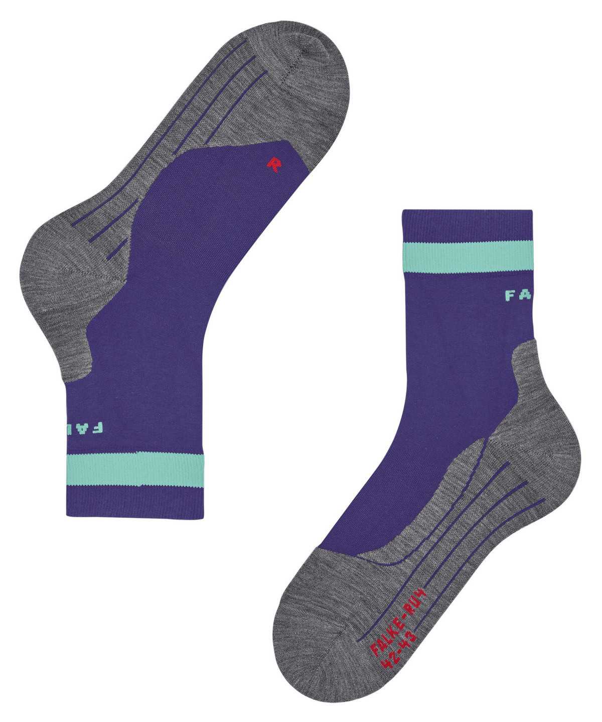 Dámské Sports Socks Falke RU4 Endurance Running Socks Fialové | 7130FRIYL