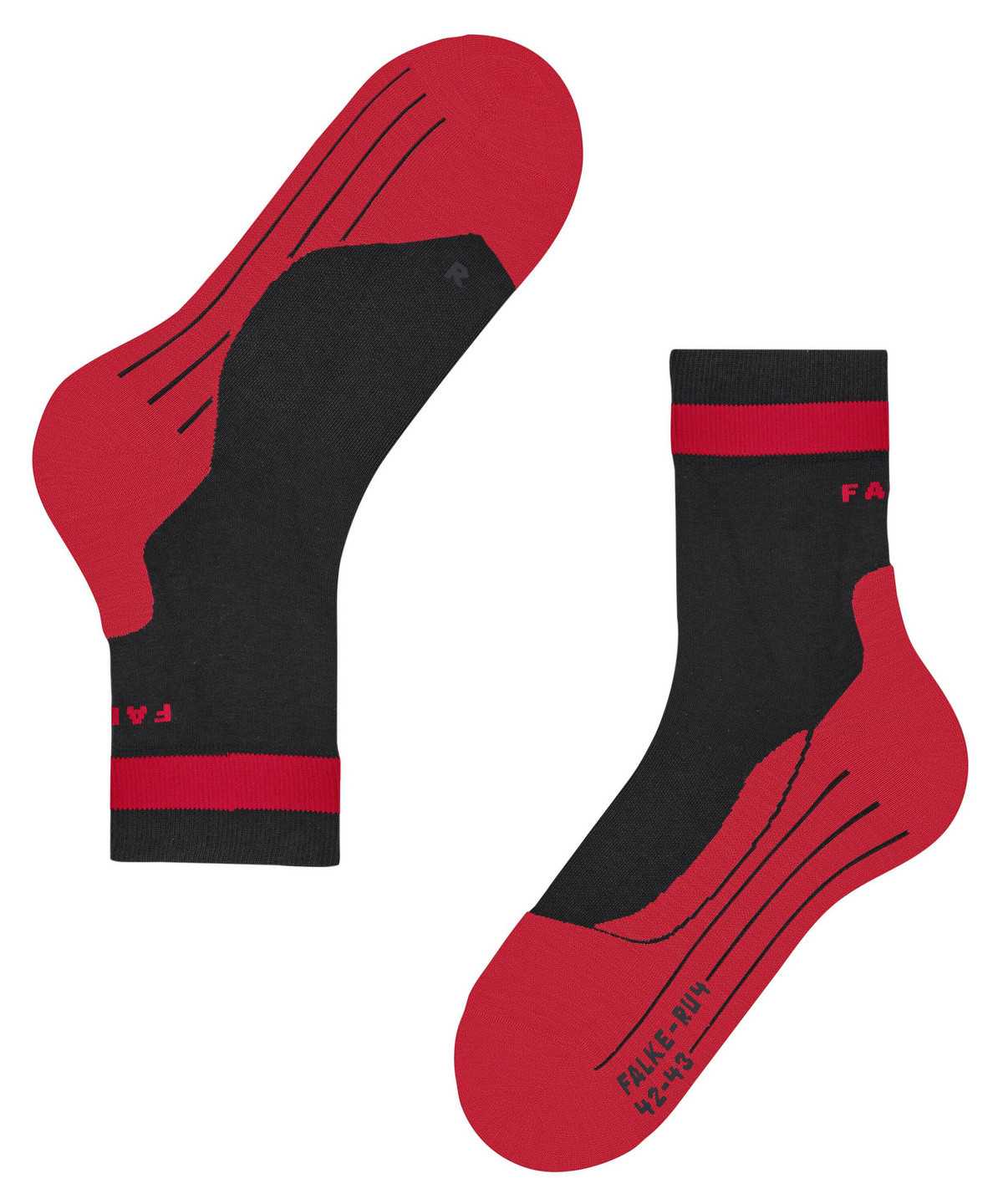 Dámské Sports Socks Falke RU4 Endurance Running Socks Černé | 9872HSCFA