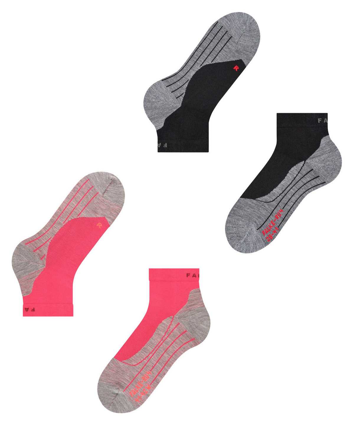 Dámské Sports Socks Falke RU4 Endurance Short 2-Pack Short sock Multicolored | 5142RLJDX