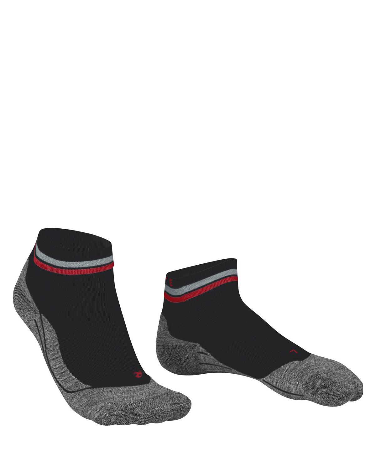 Dámské Sports Socks Falke RU4 Endurance Short Reflect Running Short sock Černé | 4526MXITZ