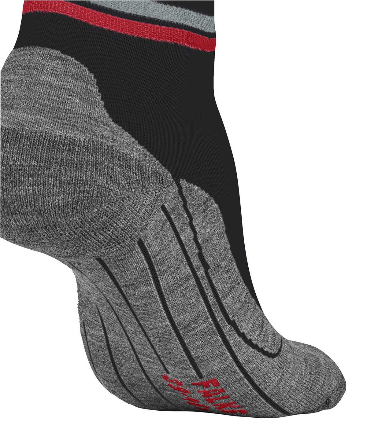 Dámské Sports Socks Falke RU4 Endurance Short Reflect Running Short sock Černé | 4526MXITZ