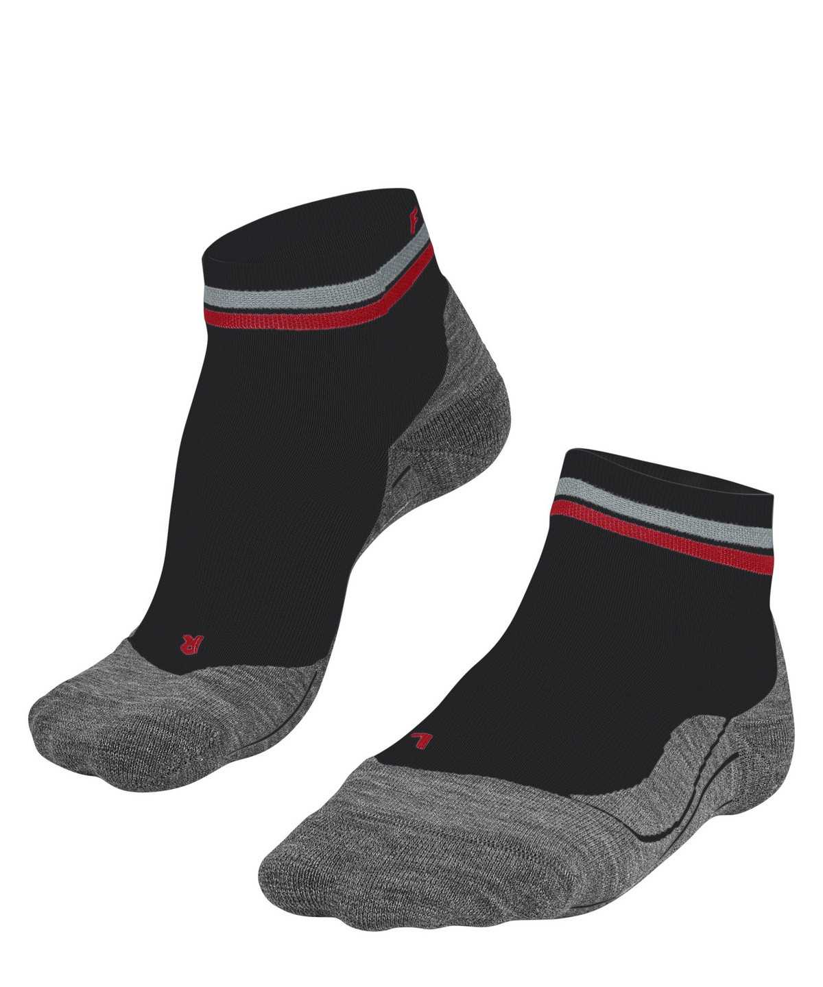 Dámské Sports Socks Falke RU4 Endurance Short Reflect Running Short sock Černé | 4526MXITZ