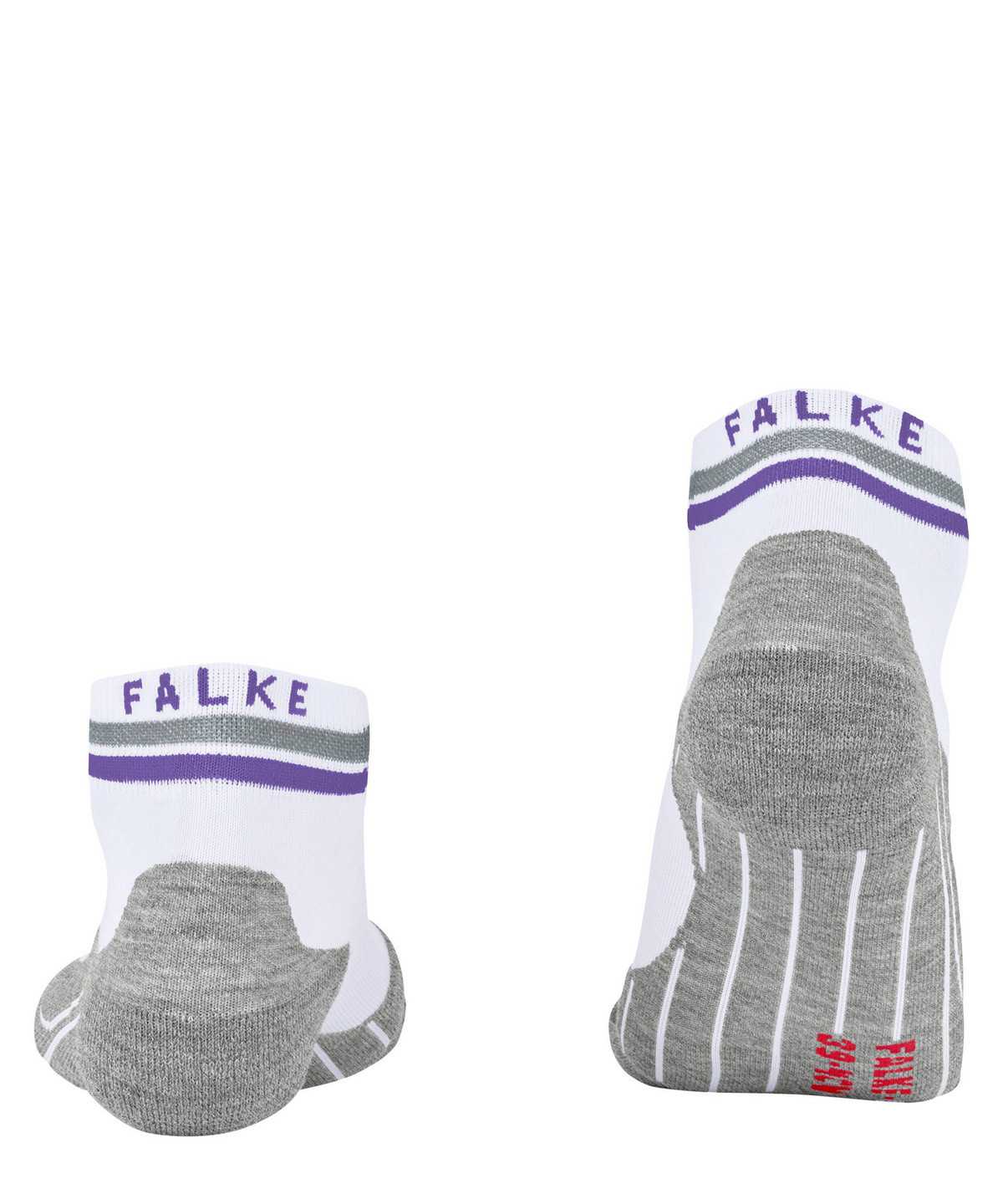 Dámské Sports Socks Falke RU4 Endurance Short Reflect Running Short sock Bílé | 7284PRDZQ