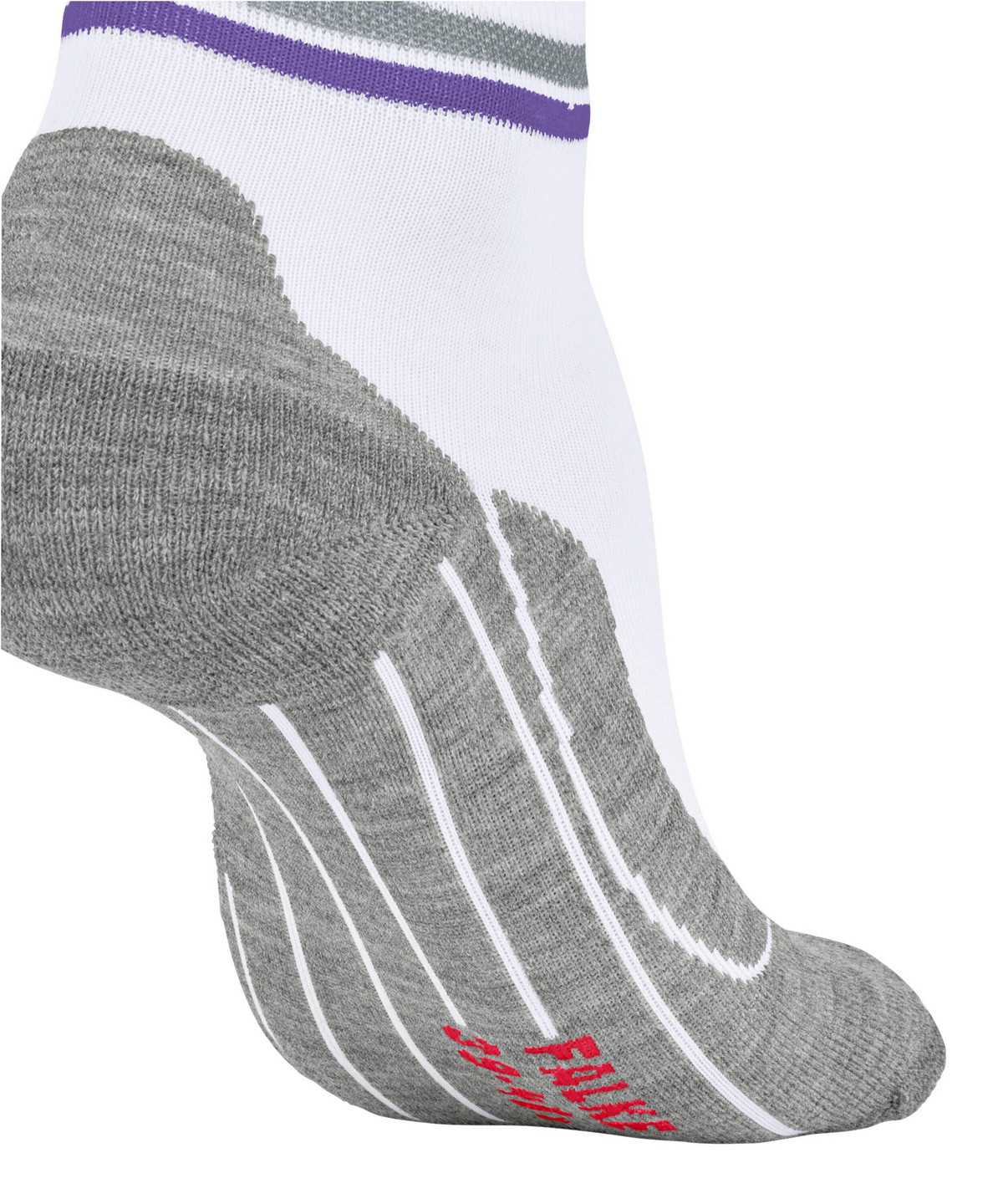 Dámské Sports Socks Falke RU4 Endurance Short Reflect Running Short sock Bílé | 7284PRDZQ