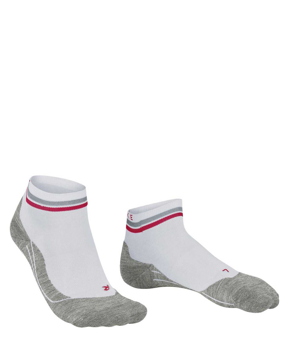 Dámské Sports Socks Falke RU4 Endurance Short Reflect Running Short sock Bílé | 1089YSFCI