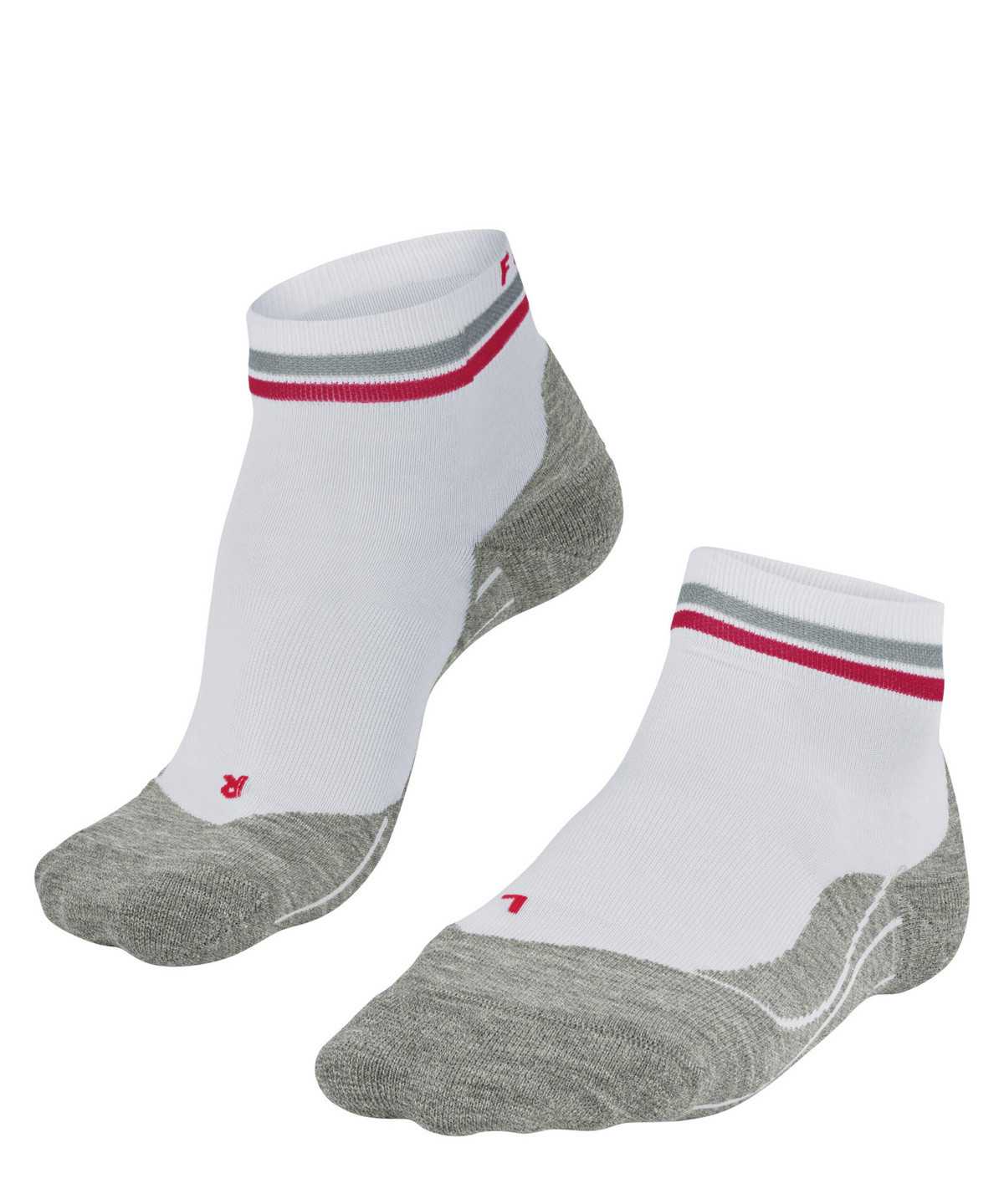 Dámské Sports Socks Falke RU4 Endurance Short Reflect Running Short sock Bílé | 1089YSFCI