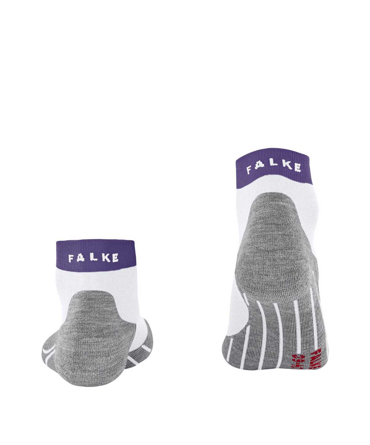 Dámské Sports Socks Falke RU4 Endurance Short Running Short sock Bílé | 8497YCFNT