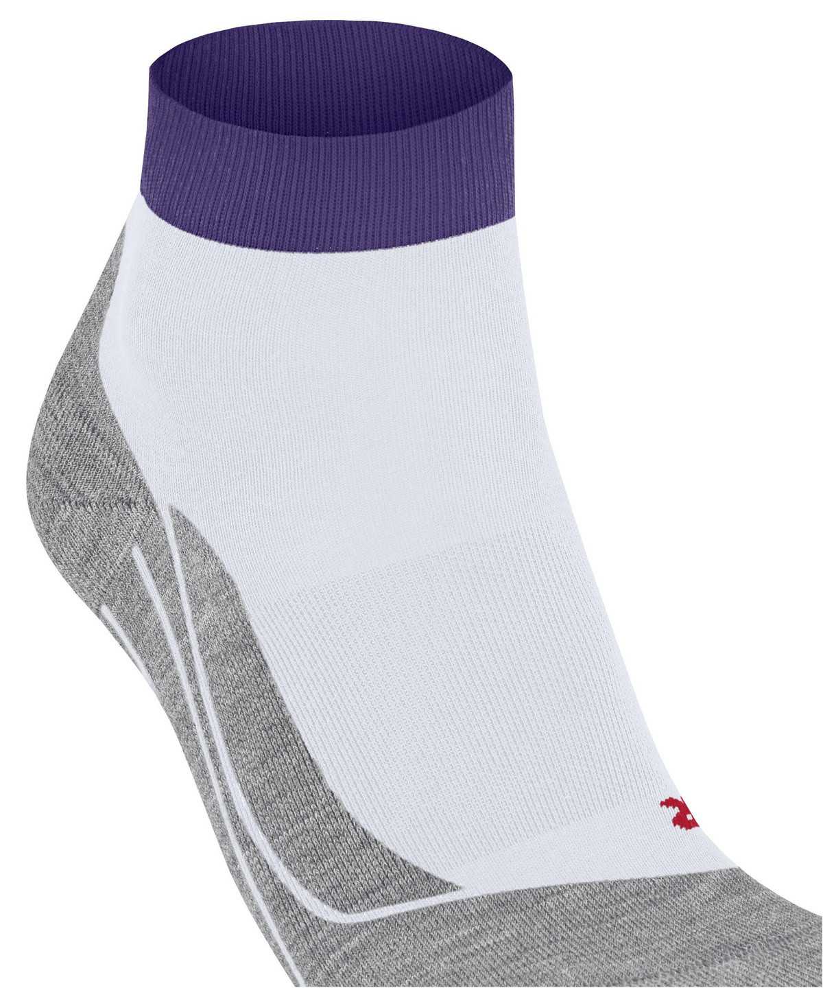 Dámské Sports Socks Falke RU4 Endurance Short Running Short sock Bílé | 8497YCFNT