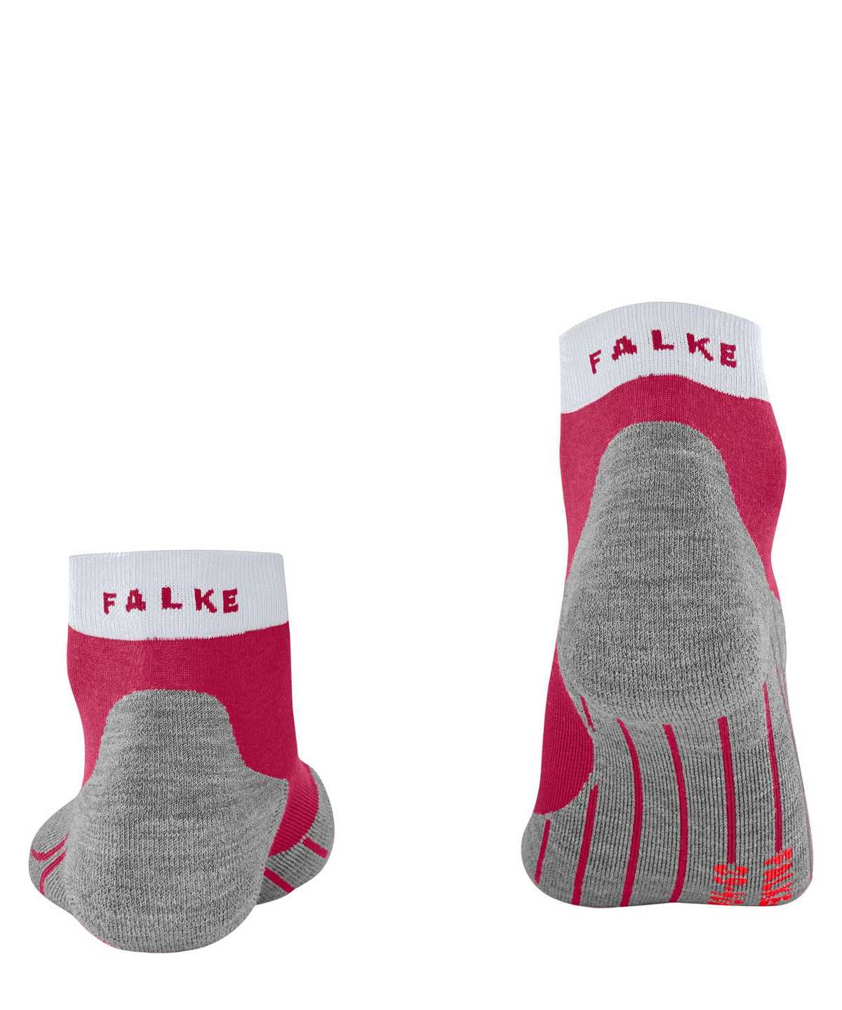 Dámské Sports Socks Falke RU4 Endurance Short Running Short sock Červené | 5318GBUZI