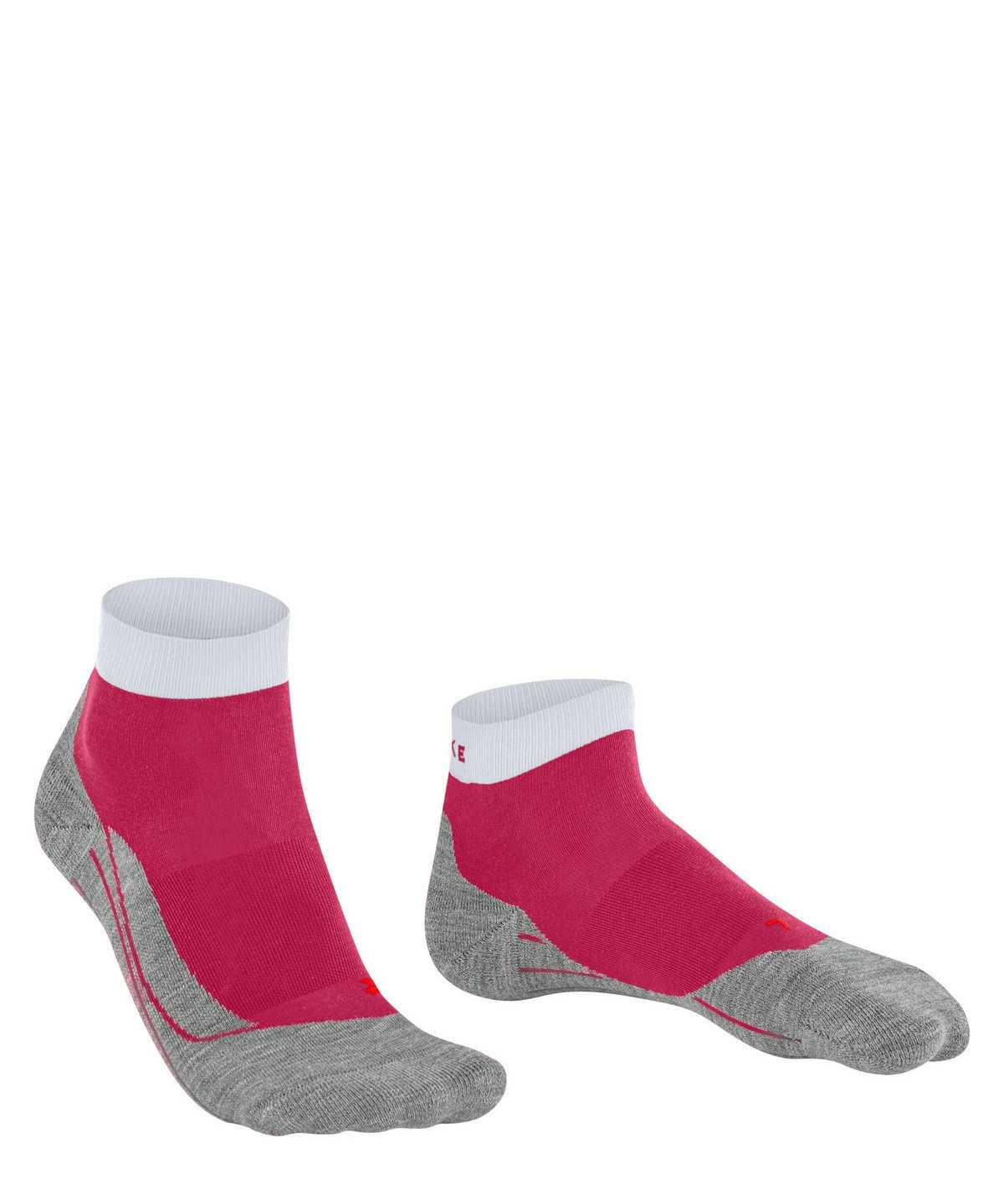 Dámské Sports Socks Falke RU4 Endurance Short Running Short sock Červené | 5318GBUZI