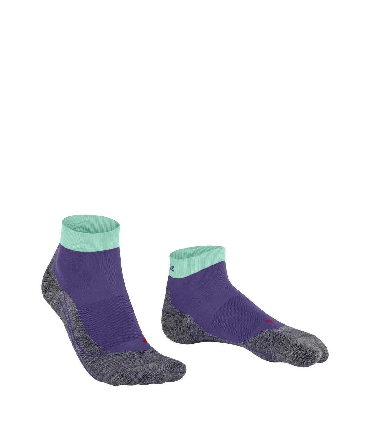 Dámské Sports Socks Falke RU4 Endurance Short Running Short sock Fialové | 2908YEHCR