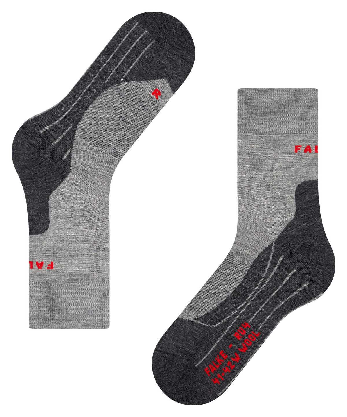 Dámské Sports Socks Falke RU4 Endurance Wool Running Socks Šedé | 3859MEAGH