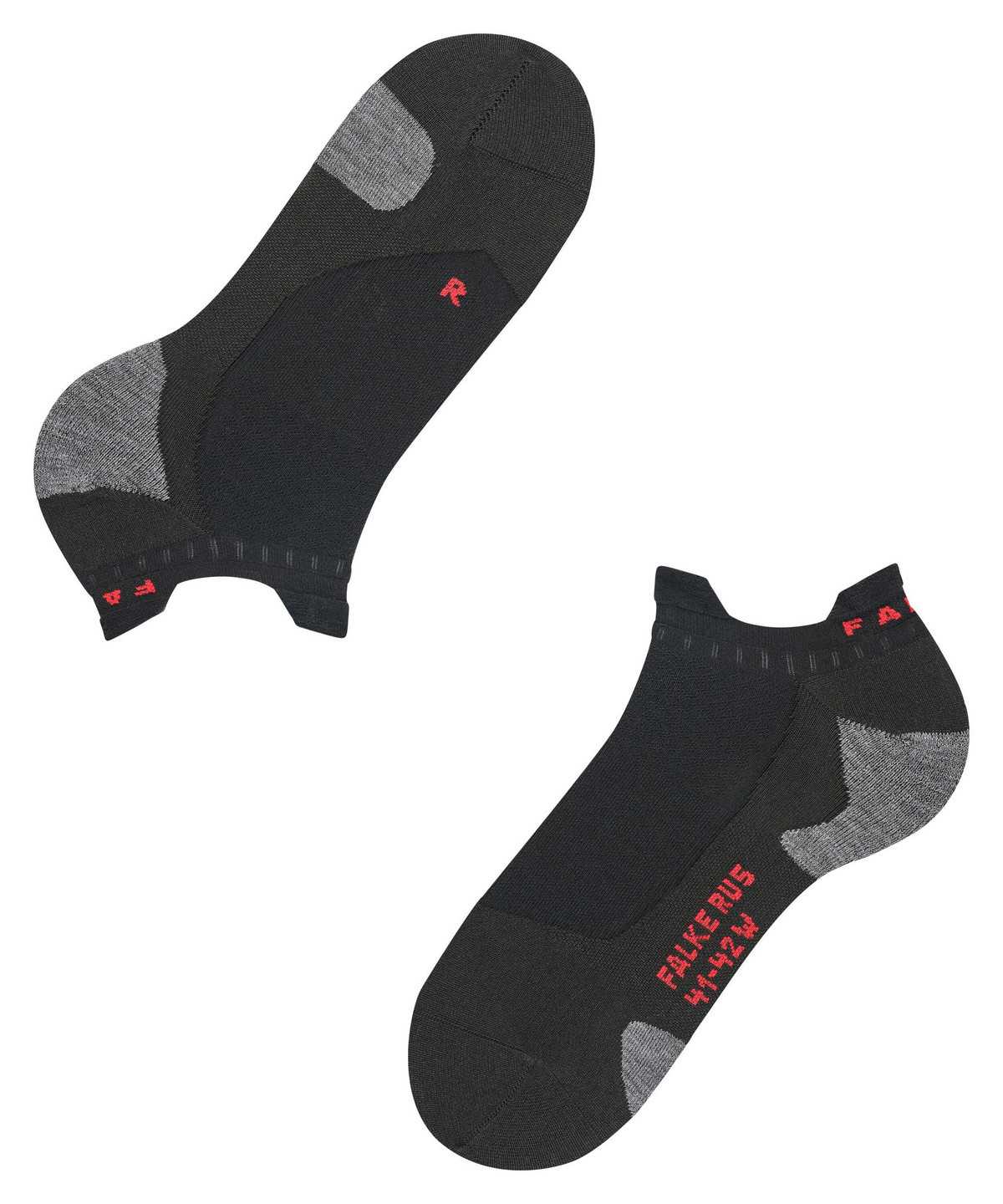 Dámské Sports Socks Falke RU5 Race Invisible Running Invisibles Černé | 4908ISXMD