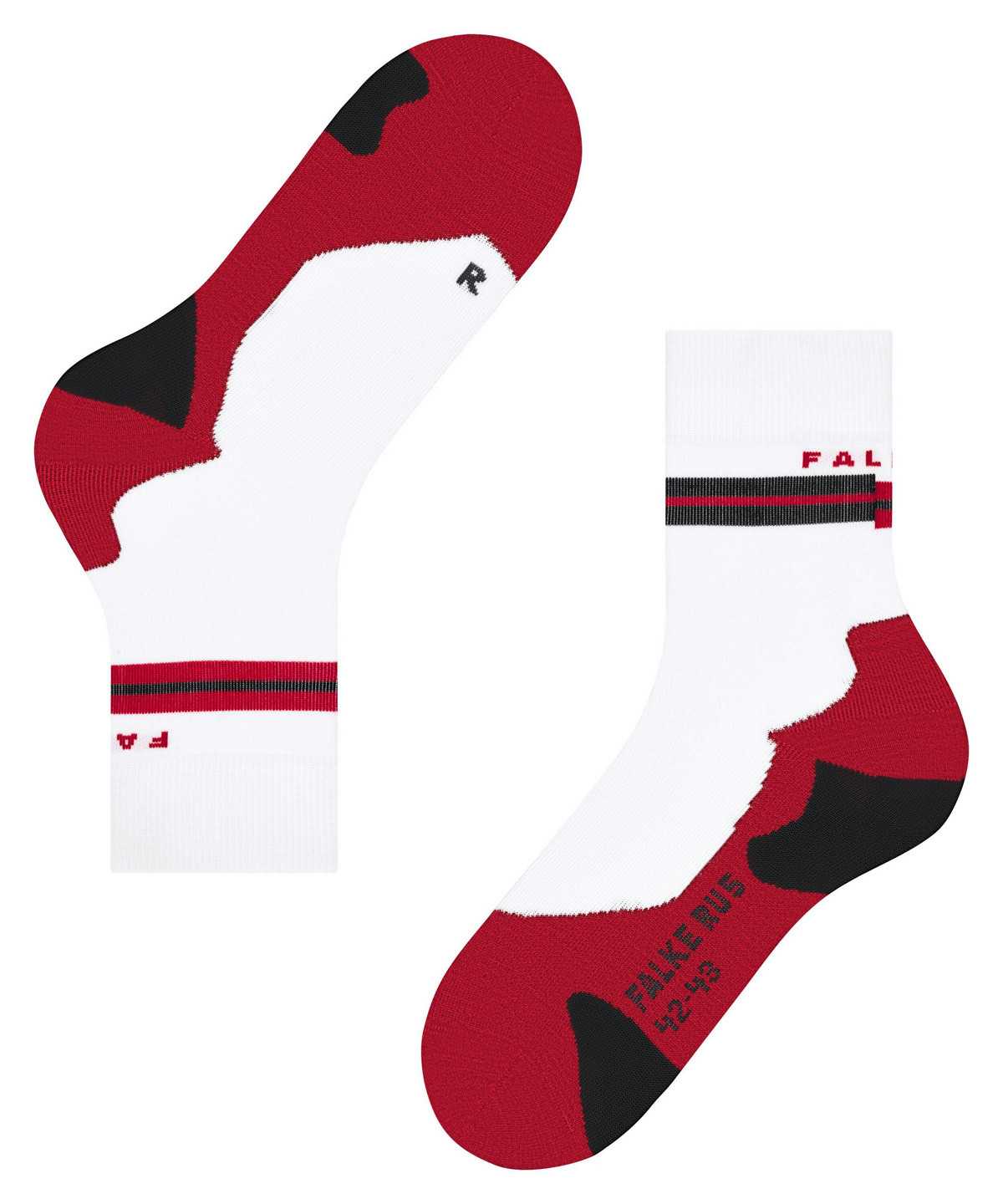 Dámské Sports Socks Falke RU5 Race Running Socks Bílé | 4190STBVP