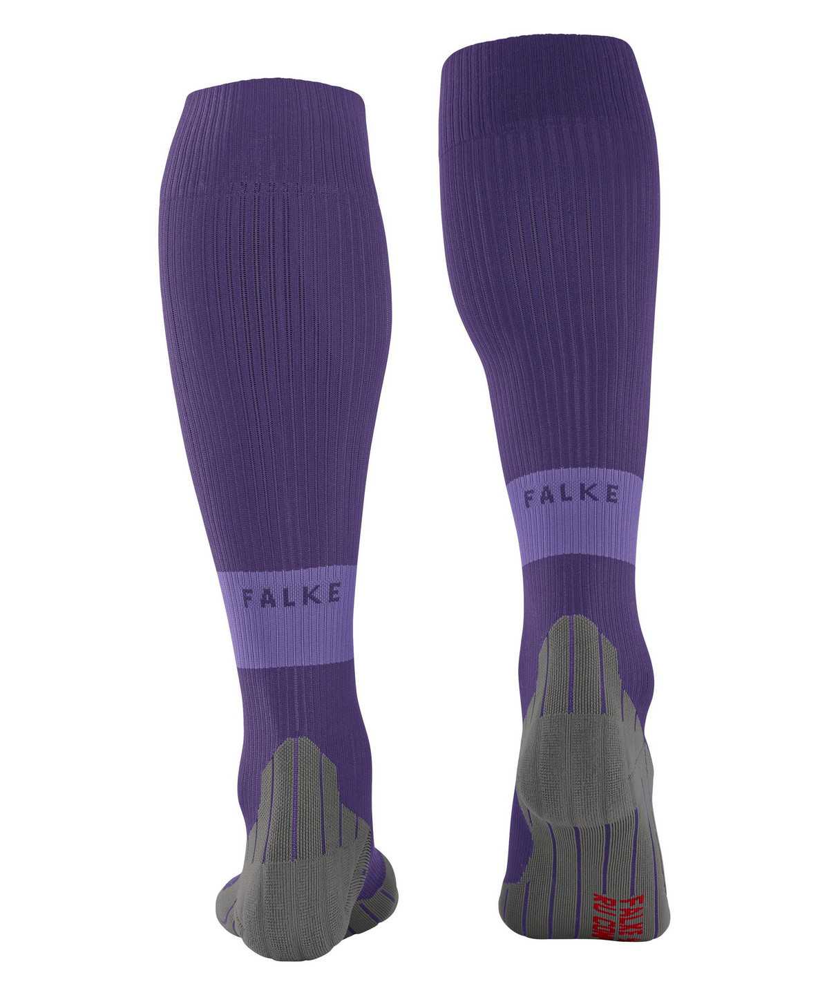 Dámské Sports Socks Falke RU Compression Energy Running Knee-high Socks Fialové | 5864KMATG