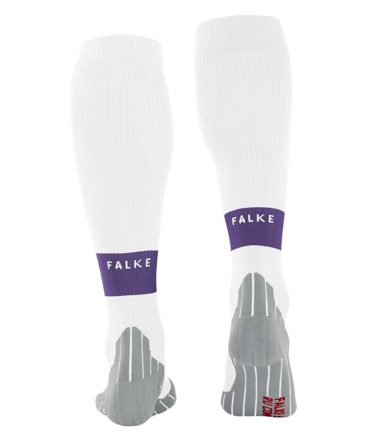 Dámské Sports Socks Falke RU Compression Energy Running Knee-high Socks Bílé | 2431FHPUR