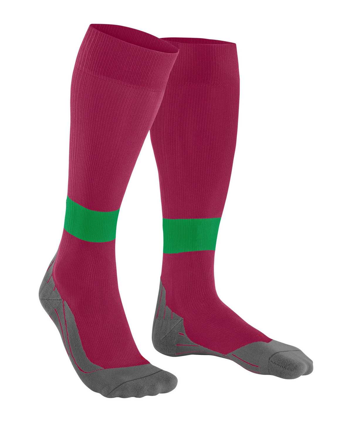 Dámské Sports Socks Falke RU Compression Energy Running Knee-high Socks Červené | 4786HLNQY